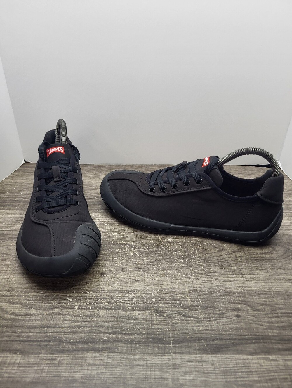 Camper Peu Path+ Black Leather Shoes Sneakers Womens Sz Eu 39 Us 9
